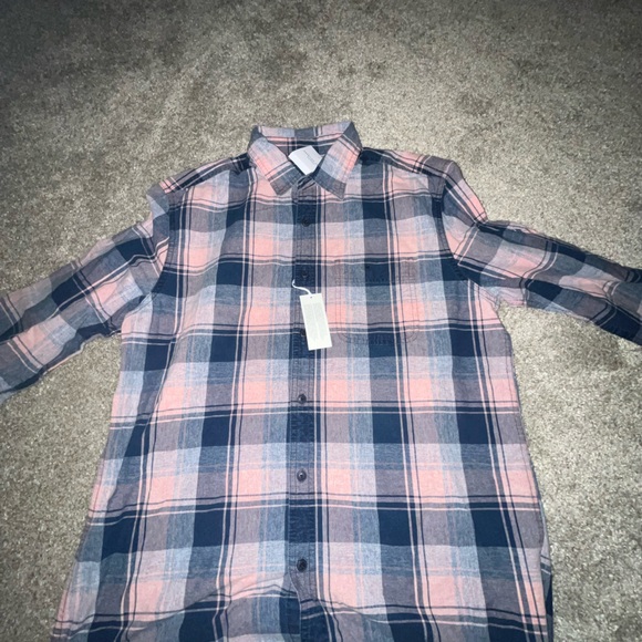 pink American eagle button down - Picture 1 of 2